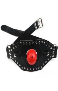 Bondage Gear Mouth Gag Head harnais bouche Fetish masques morsure bâillon sex Toy en cuir bdsm bouche ouverte Gags pour les couples Sex Game8076059