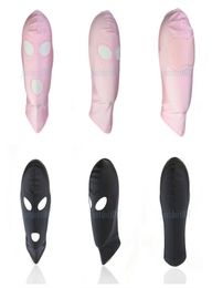 Regivrage de la servitude Rôle jeu Costume Couverture de face complète Couverture Headgear Masque Boulangers BDSM Sex Games Toy R652094801