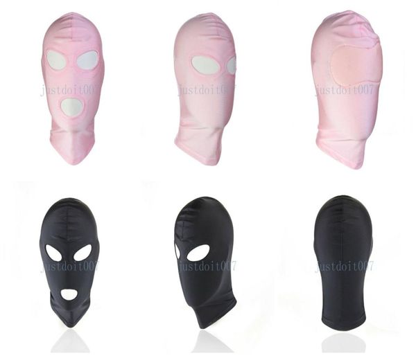 Costume de jeu de rôle de reconstitution de bondage, couvre-chef complet, masque, capuche, bandeau pour les yeux, jouet de jeux sexuels BDSM, R658068744