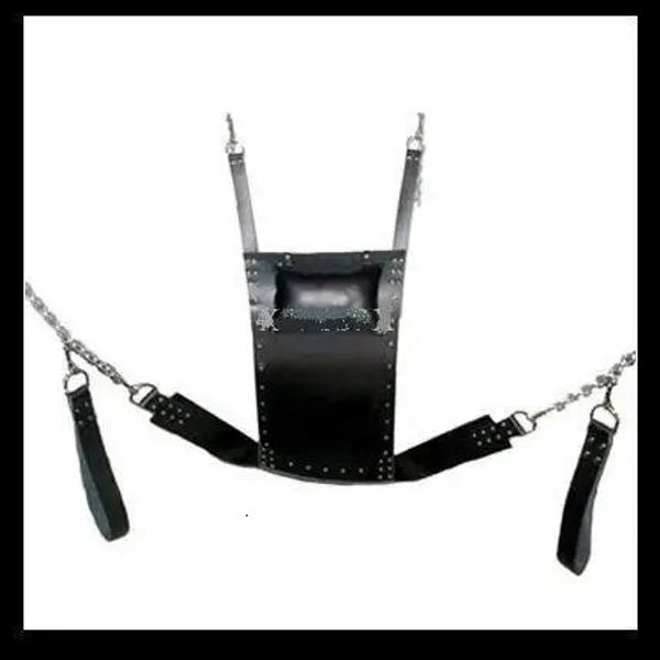 Bondage super porteur double couches en cuir hamac balançoire chaise meubles sexuels fronde lit oreiller adulte jeux bdsm jouet pour couples SM320 231214