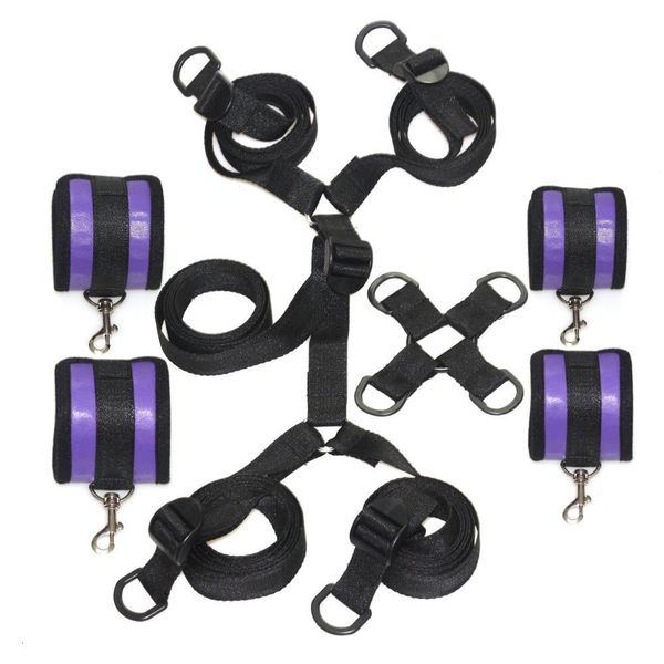 Bondage Under bed BDSM menottes en cuir et menottes à la cheville système de retenue fétichisme esclave sex toys jeux de jouets sexuels pour adultes 230719