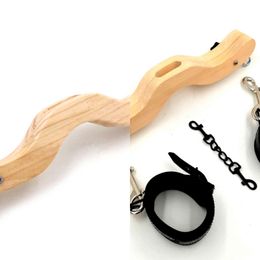 Bondages CBT Ball Brancard BDSM Scrotum Fixture Bal Smasher Crusher Hout Humbler Set Penis Marteling Bondage Sex Slaves Toy 1122