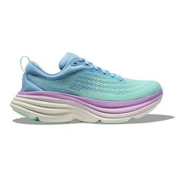 Bondi 8 zapatos para correr mujeres hombres diseñador blanco negro aireado azul iluminado por el sol océano tiza violeta tiburón gris zapatillas de deporte rosadas para hombre para mujer deportes al aire libre entrenadores tamaño 36-45