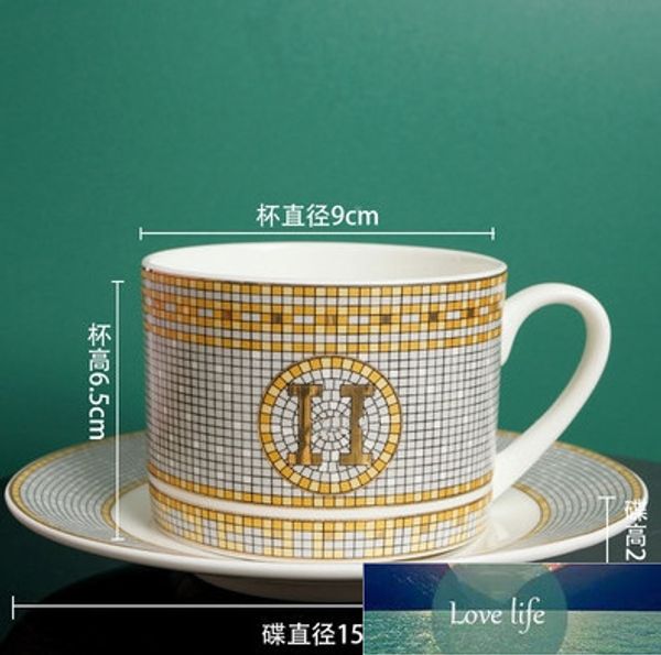 Bos China Coffee tasse de café ensemble européen petit luxe de luxe et thé de l'après-midi