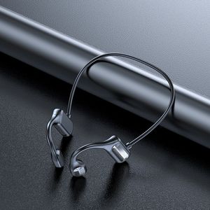 Écouteurs à Conduction osseuse Bluetooth casque étanche sans fil crochet d'oreille ouvert écouteurs de sport avec micro pour Smartphone