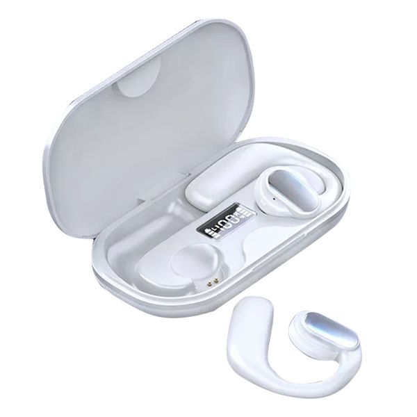 Écouteurs à conduction osseuse Casque sans fil Bluetooth Stéréo Mains libres Musique Écouteurs Sport de plein air IPX5 Casque étanche avec micro pour téléphone intelligent iOS Android