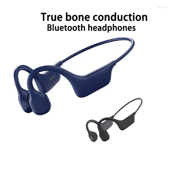 Auriculares impermeables de conducción ósea IPX7 Bluetooth 5,0 auriculares inalámbricos de deporte 32GB/reproductor de música MP3 auriculares para correr