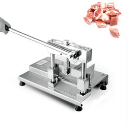 Bot snijmachine roestvrijstalen staal zaagmachine commerciële zaag zaag botmachine ribben biefstuk lamskoteletten guillotinemachine