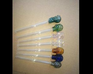 Bongs de farine de tête d'os accessoires couleur ﾠ, Brûleur à mazout Tuyaux en verre Conduites d'eau Tuyaux en verre Plates-formes pétrolières Fumer avec des bangs en verre compte-gouttes A