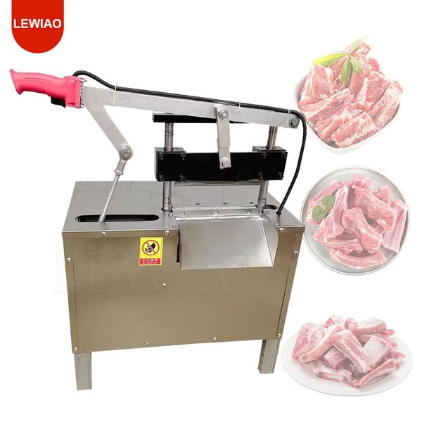 Machine à scie à os, pieds de porc, bœuf, agneau, coupe-poisson congelé, Machine électrique de découpe de viande congelée