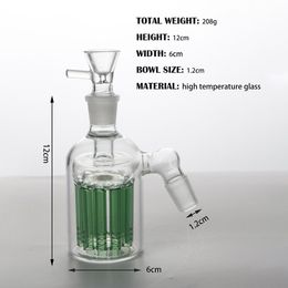 Bong accessoires Hookahs Classical Blue/Clear Ash Catcher 14mm arm PERC 18,8 mm Ashcatcher verschillende stijl voor elke hoek en maatgewricht