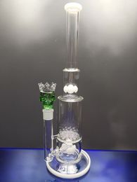 Bong! Größter Glas Bong Percolator Arm Perk 17 "Zoll bester Qualität Tabakrohrglas Bongs Wasserpfeife Zeusartshop