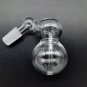 Bong Glas Asvanger Bowl Bubbler Voor Tornado Waterpijp Twee Gezamenlijke Grootte 14mm 18mm Kalebas Vorm Percolator Downstem Met Vaste Buis Olie Dab Rig Waterpijp