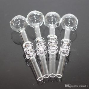 5 Inch Clear Great Pyrex Glass Oil Burner Bong Waterpijpen met verschillend gekleurde balancer om te roken