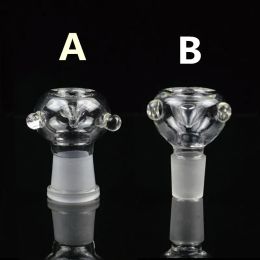 Adaptories accessoires de fumer bang 14 mm mâle 18 mm femelle Catcher à huile Dat Dat Glass Water Pipes Bubbler Bols 18,8 mm LL BJ