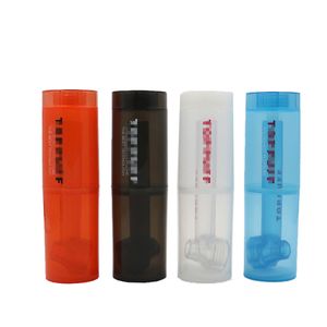 Agua portátil Hookah Tornillo en botella TOPPUFF Acrílico Bongs de agua Top Puff Pipas para fumar Pipa de tabaco Viajar