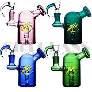 4,3 pouces Mini Narguilés Bongs Beaker Bong Matrix Perc Gear Percolateur Tuyau D'eau En Verre Heady Dab Rig Avec Quartz Banger Hitman Oil Rigs