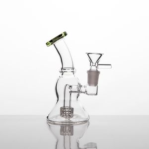 Bongs voor het roken van kleine draagbare boor luchtbubbelmachine waterpijpaccessoires Alle 5,3 centimeter lang voortreffelijk glazen waterpijplicht