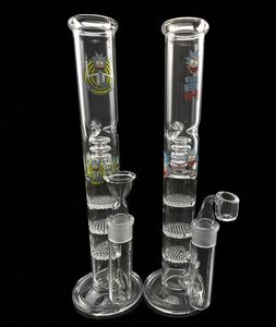 Waterpijpen Triple Percolator Bong Waterleidingen Ash Catcher Birdcage Perc Dab Rigs 18.8mm Joint Oil Rig Glass Oil Burner zeusart shop