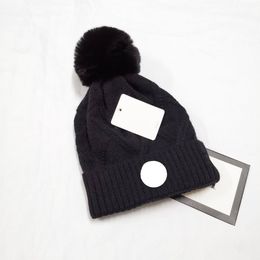 Bonnet Beanie Designer volwassen hoed, cadeau winter dikke warme dames zachte stretch Kn-hoed