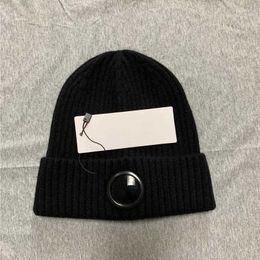 Bonnet Cp Hat Beanie Jk31 Diseñador Gafas de invierno Sombrero Moda Gorros clásicos Hombres Alta calidad Cp Lente de punto acanalado Gorro Hip Hop