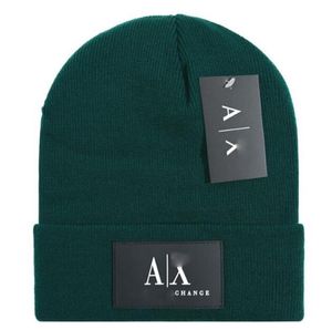 Bonnet Mens Ax Letrter Beanie Hat Hiver Cappello Luxury Designer Brand Fashion Tricoted Stone CHAPS Men de femme de laine épaisse Bons d'hiver