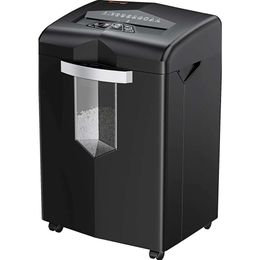 Bonsaii Heavy Duty Shredder - 60 minuten looptijd, ideaal voor commercieel gebruik, hoge beveiligingsversnippering voor CD's en creditcards