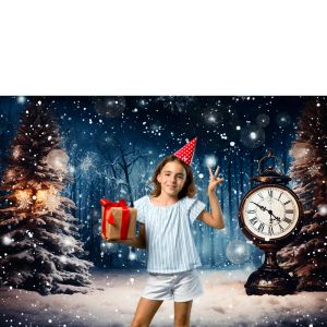 Bonvvie Bonvvie Christmas Backdrop for Photography Winter Window Gift Chireplace Kids Family Party Fondos para estudios de fotos