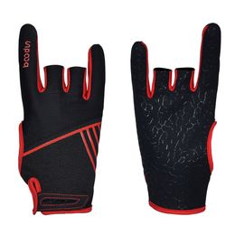 Boodun, 1 par de guantes de bolos para hombres y mujeres, guantes suaves antideslizantes para bolas de bolos, mitones para deportes de interior, accesorios para bolos