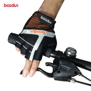 Gants de cyclisme Boodun demi-doigt gants de vélo de sport d'été pour hommes et femmes gants de vélo de montagne antidérapants en Lycra Guantes de portero