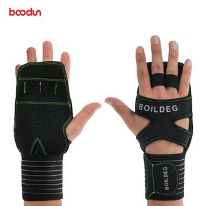 BOODUN PRO Mannen Palmbeschermer Sporthandschoenen Haltergewichten voor Gym Fitness Groves Oefening Musculatie Body Building Training Powerlifting