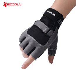 Boodun haltérophilie gants de gymnastique hommes gants de sport Fitness entraînement exercice entraînement protéger poignet gants d'haltérophilie haltère Q0107