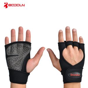 Boodun Gewichtheffen Training Handschoenen Mannen Vrouwen Fitness Sport Body Building Gymnastiek Grepen Gym Hand Palm Protector Handschoen Q0107