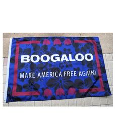 Boogaloo Make America Again USA Flags 3x5ft Doublé à 3 couches Polyester tissu numérique imprimé extérieur intérieur 5358971