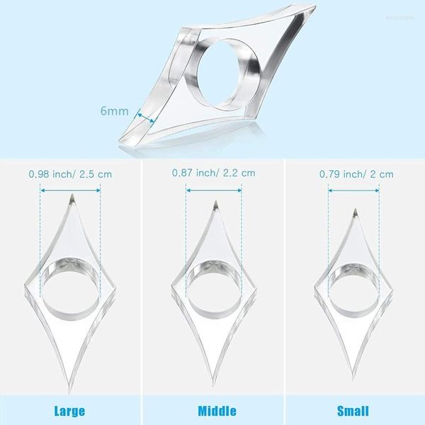 Soporte de página de libro esparcidor transparente anillo de pulgar marcapáginas lectura acrílica para profesores estudiantes presentes