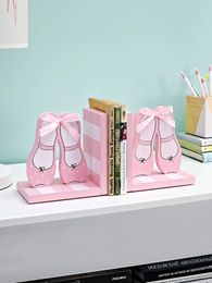 BOOKEN VOOR KINDEREN LEECHTSTE KAMER DICE Pink Ballet Shoes Bureau Accessoire Boek organisatoren Opslag Wood American Style huishoudelijke artikelen 240425