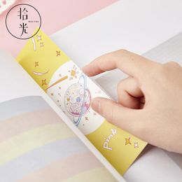 Bookmark 30 PCS/Set Kawaii Boxed Paper Student Diy Message Wenskaart Creatieve Stationeryn School Supplies