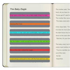 Bookmark 6 stks Reads Strips Highlight Colored Overlay Bladwijzers Crystal Kinderen Leraar Dyslexie Supply Assistant