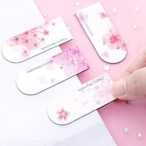 Bookmark Beautiful Cherry Magnetic Small Fresh Student Book Folder Mini Flip Clip Geschikt voor u die dol is op lezen