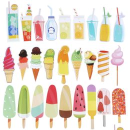 Bookmark Bookmark Summer Bookmarks Cold Drink Thema Leuke colorf Dessert voor studenten Kinderen ADT's lezen Drop Delivery 2022 Brhome AMJW DHV1J