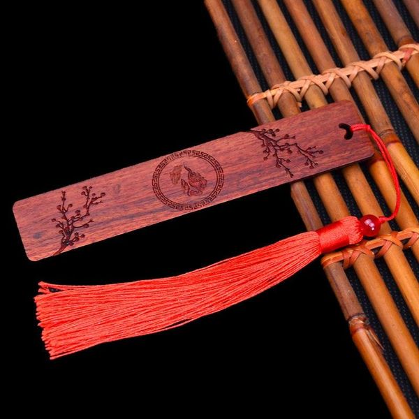 Signet bois de santal palissandre Style chinois classique prix étudiant rétro cadeaux d'anniversaire à envoyer aux étudiants ou aux enseignants