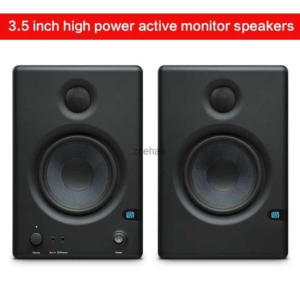 Altavoces de estantería Altavoz de monitor de alta potencia de 3,5 pulgadas HiFi Estudio de grabación de fiebre profesional Escritorio activo Audio en casa Altavoz de TV Bluetooth DIY