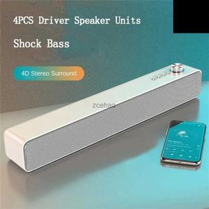 Haut-parleurs d'étagère Bluetooth Caisson de basses Barre de son TV Audio Echo Mur Ordinateur Haut-parleur Home Cinéma Musique Sans fil Blueooth Haut-parleur Cadeau