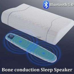 Haut-parleurs d'étagère Haut-parleur Bluetooth à conduction osseuse Barre de son stéréo sans fil Portable sous l'oreiller Boîte à musique Améliorer le sommeil pour TikTok Facebook