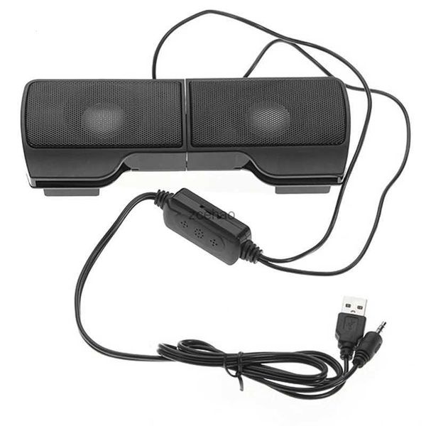 Haut-parleurs d'étagère, Mini haut-parleurs stéréo USB portables, contrôleur de ligne, barre de son pour ordinateur Portable, téléphone Mp3, lecteur de musique, PC avec Clip