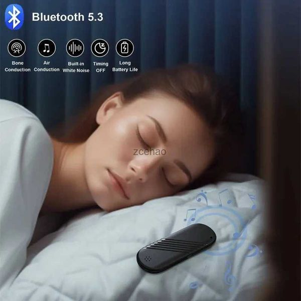 Haut-parleurs d'étagère Haut-parleur Bluetooth de poche Conduction osseuse de l'air Barre de son stéréo sans fil sous l'oreiller Boîte à musique Bruit blanc intégré Améliorer le sommeil