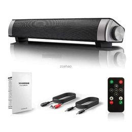 Boekenplankluidsprekers Krachtige Bluetooth Soundbar TV-geluid Soundbar LP-08 HIFI Mini Altavoz USB Stofdichte Soundbar-luidspreker voor computer PC Tablet TV