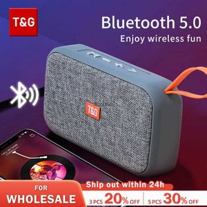 Haut-parleurs d'étagère Haut-parleur TG506 Portable Mini barre de son sans fil Bluetooth 5.0 extérieur intérieur HIFI haut-parleur Support TF carte FM Radio étanche