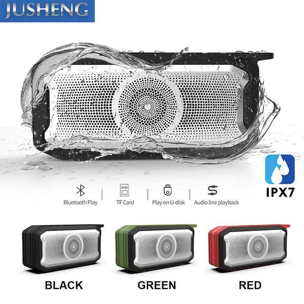 Boekenplankluidsprekers X3 Bluetooth draagbare luidspreker IPX7 waterdicht met FM-radio Draadloos Stereo Sterke bas MP3-speler Buiten voor iPhone Android