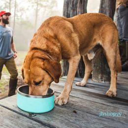 Boomer Dog Bowl Vasos de acero inoxidable de 32 oz Vasos de doble pared con aislamiento al vacío Gran capacidad 32 oz Suministros para mascotas Mugs212c